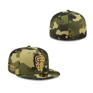 San Francisco Giants New Era Camo 2022 Armed Forces Day 59FIFTY Fitted Hat