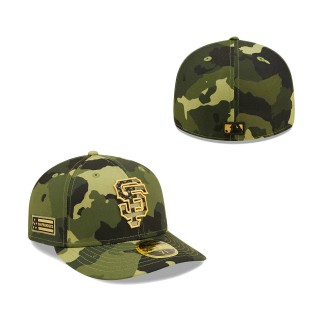 San Francisco Giants New Era Camo 2022 Armed Forces Day Low Profile 59FIFTY Hat