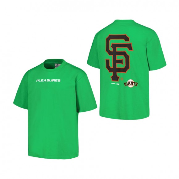 San Francisco Giants PLEASURES Green Ballpark T-Shirt