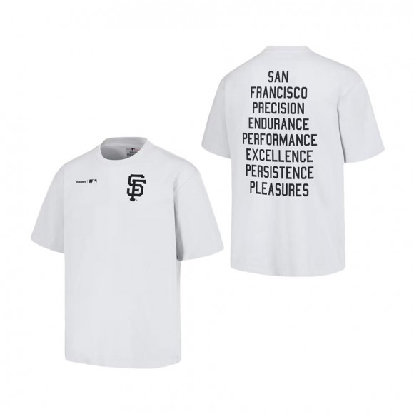 San Francisco Giants PLEASURES White Precision T-Shirt
