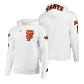 San Francisco Giants Pro Standard White Logo Pullover Hoodie