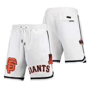 San Francisco Giants Pro Standard White Team Logo Shorts