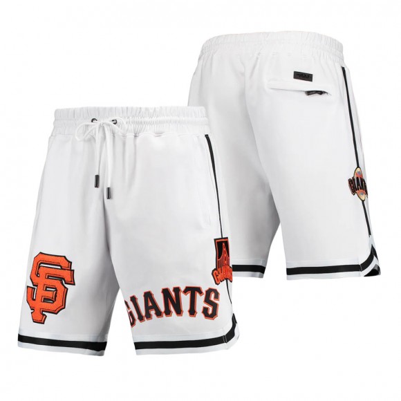 San Francisco Giants Pro Standard White Team Logo Shorts