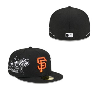San Francisco Giants Tonal Wave Fitted Hat