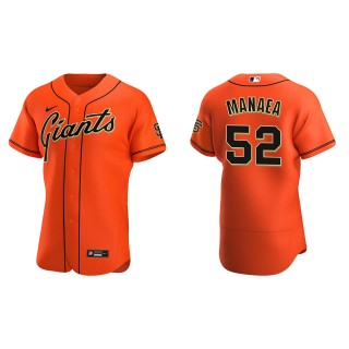 Sean Manaea Men's San Francisco Giants Nike Orange Alternate Authentic Jersey