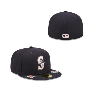 Seattle Mariners Double Roses 59FIFTY Fitted Hat