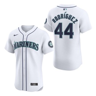Seattle Mariners Julio Rodriguez White Home Elite Player Jersey