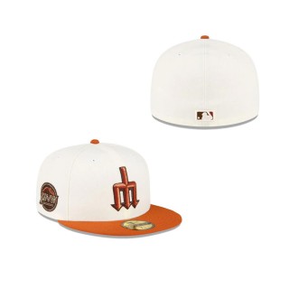 Seattle Mariners Just Caps Rust Orange 59FIFTY Fitted Cap