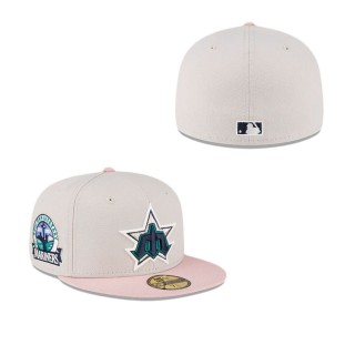 Seattle Mariners Just Caps Stone Pink 59FIFTY Fitted Cap