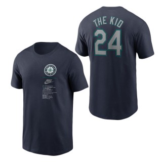 Seattle Mariners Ken Griffey Jr. Teal Legend Name & Number T-Shirt