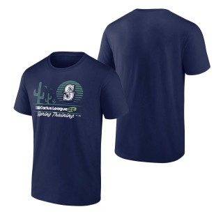 Seattle Mariners Navy 2022 MLB Spring Training Cactus League Horizon Line T-Shirt