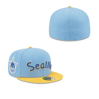 Seattle Mariners Powder Blues 59FIFTY Fitted Hat