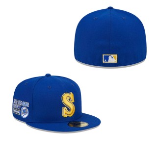 Seattle Mariners Royal Big League Chew Team 59FIFTY Fitted Hat