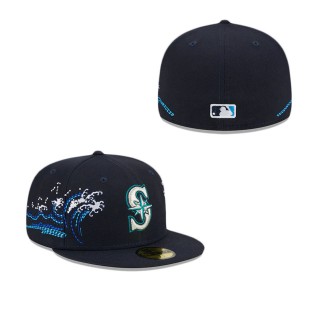 Seattle Mariners Tonal Wave Fitted Hat