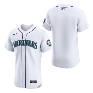 Seattle Mariners White Home Elite Jersey