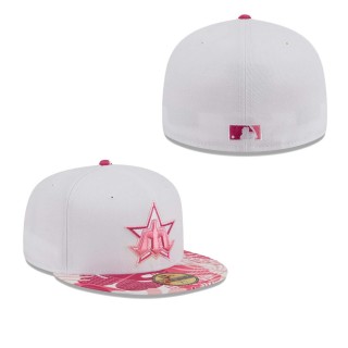 Seattle Mariners White Pink Flamingo 59FIFTY Fitted Hat