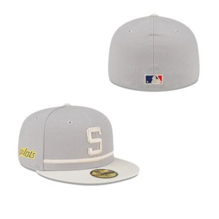 Seattle Pilots Just Caps Drop 18 59FIFTY Fitted Hat