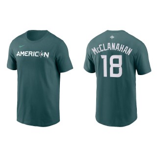 Shane McClanahan American League Teal 2023 MLB All-Star Game T-Shirt