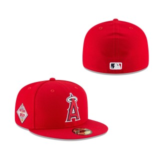 Shohei Ohtani Los Angeles Angels 2021 American League MVP Authentic Collection On-Field 59FIFTY Fitted Hat Red