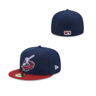 Somerset Patriots Blue Red Marvel x Minor League 59FIFTY Fitted Hat