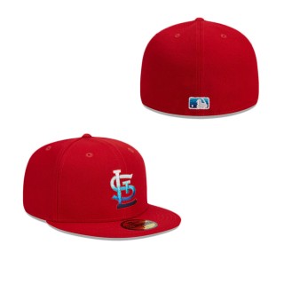 St Louis Cardinals Metallic Gradient Fitted Hat