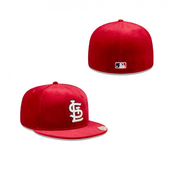 St Louis Cardinals Velvet Visor Clip Fitted Hat