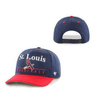 St. Louis Cardinals Retro Super Hitch Snapback Hat Navy Red