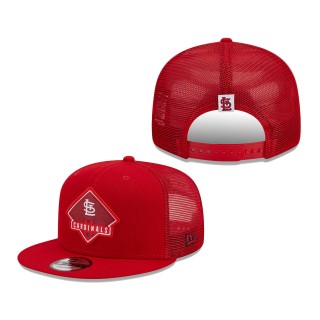 St. Louis Cardinals Camper Trucker Snapback Hat Red