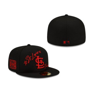 St. Louis Cardinals Cursive 59FIFTY Fitted Hat