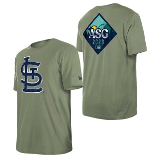 St. Louis Cardinals Green 2023 All-Star Game Evergreen T-Shirt