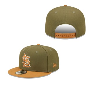 Men's St. Louis Cardinals Green Brown Color Pack Two-Tone 9FIFTY Snapback Hat