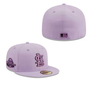 St. Louis Cardinals Lavender Fitted Hat