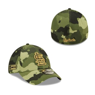St. Louis Cardinals New Era Camo 2022 Armed Forces Day 39THIRTY Flex Hat