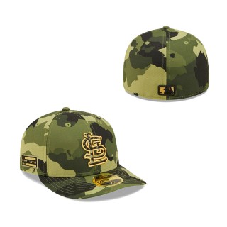 St. Louis Cardinals New Era Camo 2022 Armed Forces Day Low Profile 59FIFTY Hat