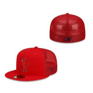St. Louis Cardinals Youth 2022 Batting Practice 59FIFTY Fitted Hat Red