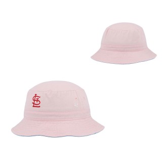 St. Louis Cardinals Pink Ballpark Bucket Hat