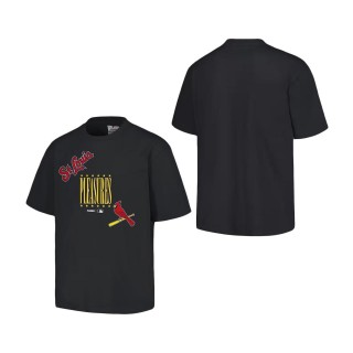 St. Louis Cardinals PLEASURES Black Repurpose T-Shirt