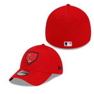 Men's St. Louis Cardinals Red 2022 Clubhouse Cooperstown Collection 39THIRTY Flex Hat
