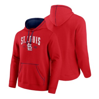 St. Louis Cardinals Red Navy Ultimate Champion Logo Pullover Hoodie