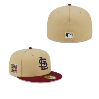 St. Louis Cardinals Vegas Gold Cardinal 59FIFTY Fitted Hat