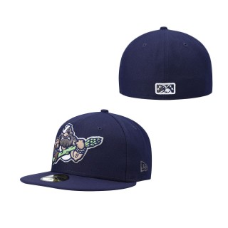 Stockton Ports Navy Authentic Collection Team Alternate 59FIFTY Fitted Hat