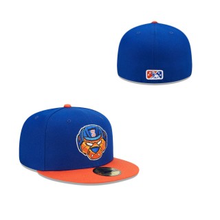 Syracuse Mets Blue Orange Marvel x Minor League 59FIFTY Fitted Hat