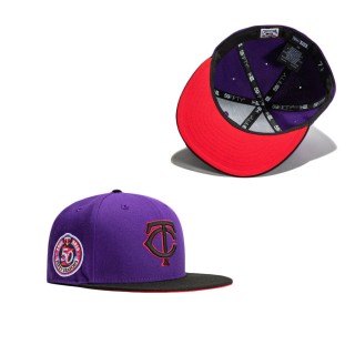 T-Dot Minnesota Twins 50th Anniversary 59FIFTY Fitted Hat