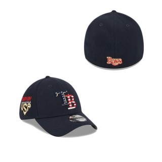 Tampa Bay Rays Independence Day 39THIRTY Stretch Fit Hat