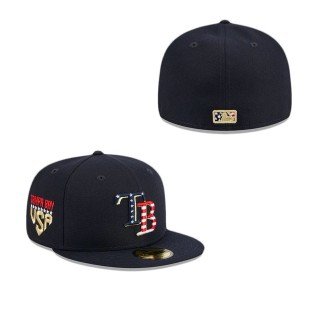 Tampa Bay Rays Independence Day Fitted Hat