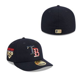 Tampa Bay Rays Independence Day Low Profile Fitted Hat