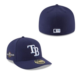 Tampa Bay Rays Navy 2023 Postseason Low Profile 59FIFTY Fitted Cap