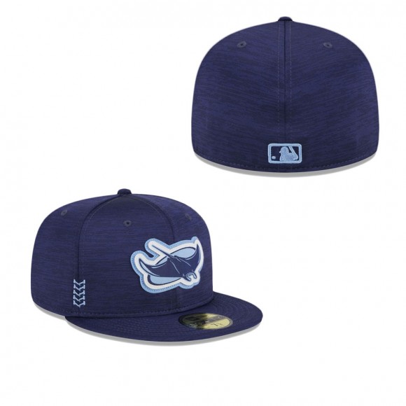 Tampa Bay Rays Navy 2024 Clubhouse 59FIFTY Fitted Hat