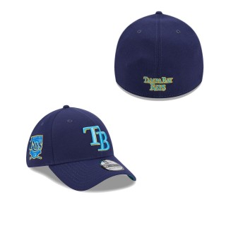 Tampa Bay Rays Navy 2023 MLB Father's Day 39THIRTY Flex Hat