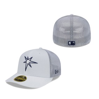 Tampa Bay Rays 2022 Batting Practice Low Profile 59FIFTY Fitted Hat White